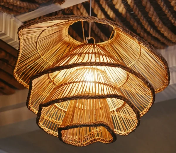Rattan Chandelier